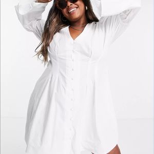 ASOS curve Button front dress